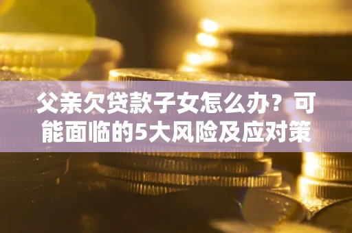 武汉父亲欠贷款子女怎么办？可能面临的5大风险及应对策略