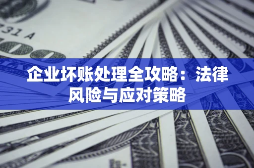 武汉企业坏账处理全攻略：法律风险与应对策略