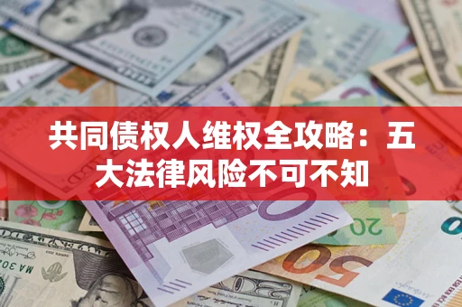 武汉共同债权人维权全攻略：五大法律风险不可不知
