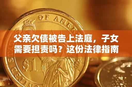 武汉父亲欠债被告上法庭，子女需要担责吗？这份法律指南必须看完