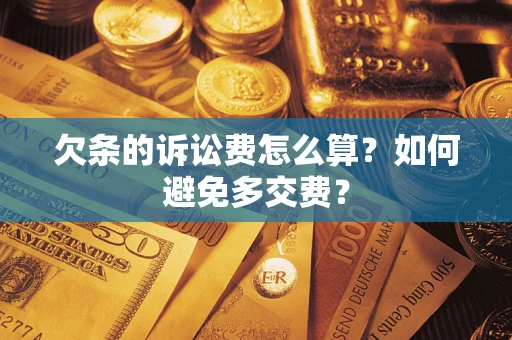 武汉欠条的诉讼费怎么算？如何避免多交费？