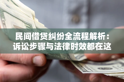 武汉民间借贷纠纷全流程解析：诉讼步骤与法律时效都在这儿了