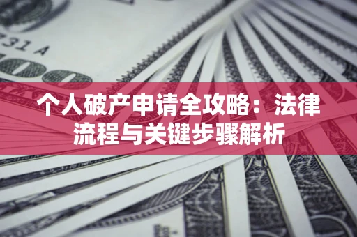 武汉个人破产申请全攻略：法律流程与关键步骤解析