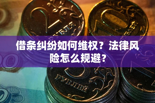 武汉借条纠纷如何维权？法律风险怎么规避？