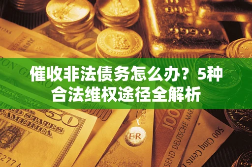 武汉催收非法债务怎么办？5种合法维权途径全解析