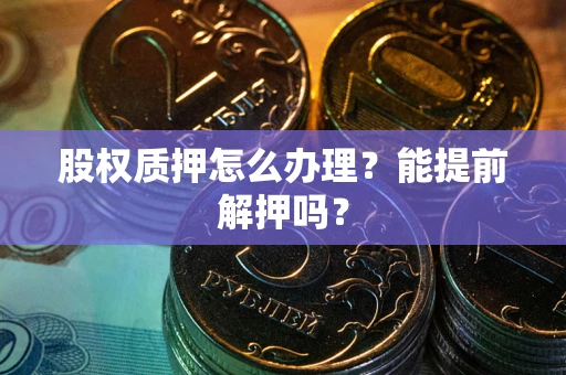 武汉股权质押怎么办理？能提前解押吗？