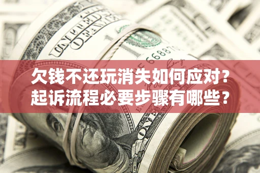 武汉欠钱不还玩消失如何应对？起诉流程必要步骤有哪些？